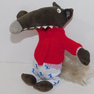 Auzou Le Loup The Little Wolf 10" Plush Stuffed Doll